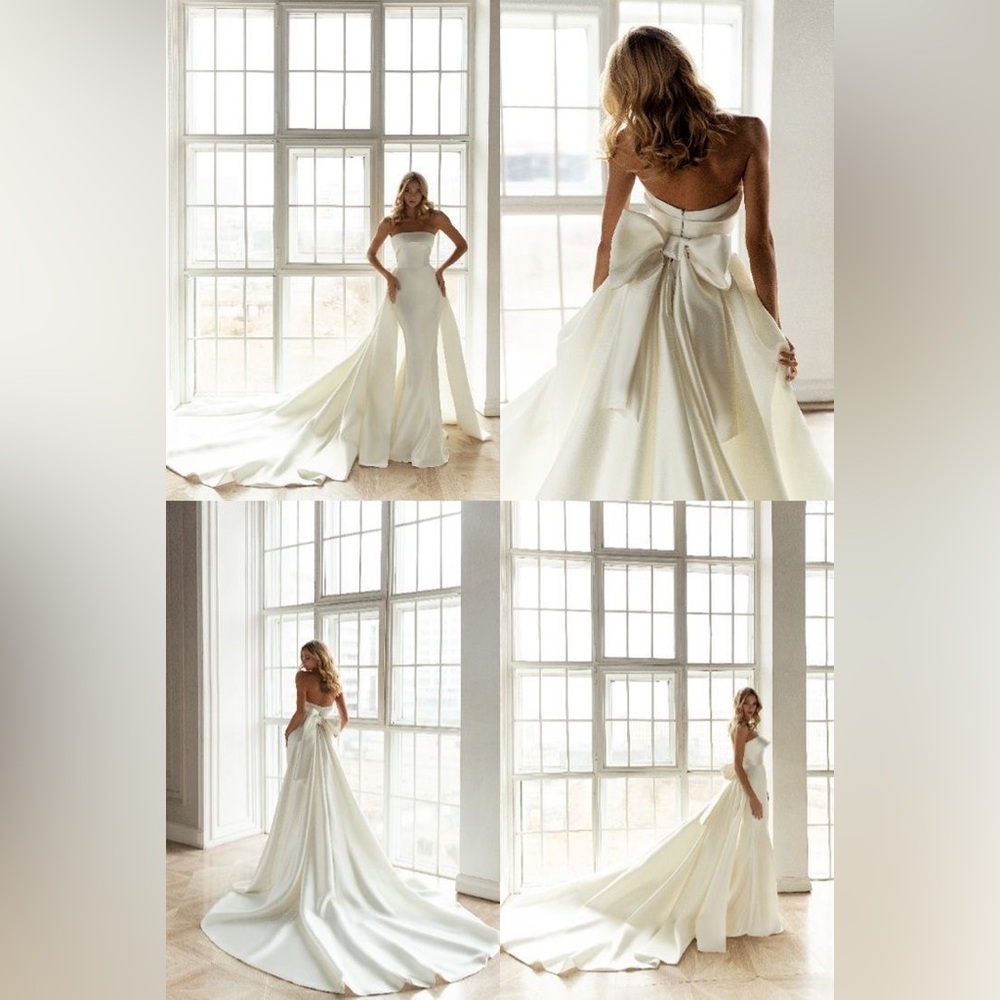 BRAND NEW NEVER WORN EVA LENDEL ELEGRA WEDDING DRESS